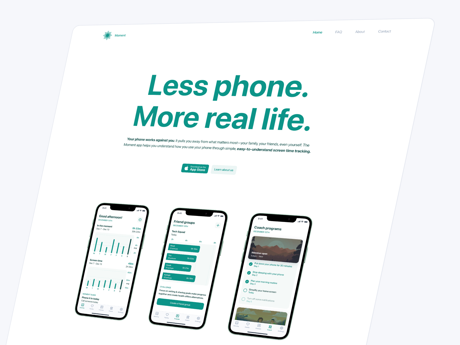 moment-landing-page-by-nicat-manafov-on-dribbble