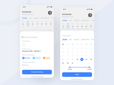 Meeting: New Event by Nicat Manafov on Dribbble