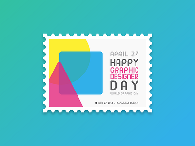 World Graphic Day 2d design graphic design illustration typography