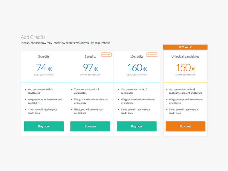 Pricing clean flat pricing minimal shop price checkout ui payment