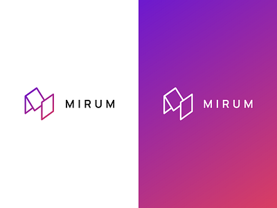 Mirum Logo branding logo logo design minimalism vector wordmark