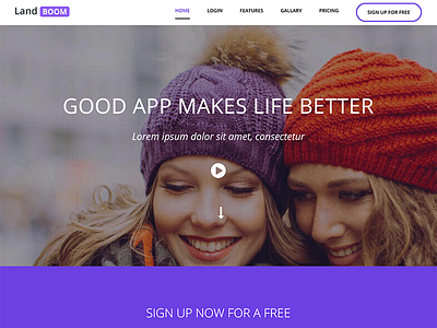 LandBoom – Best App Landing Page Template