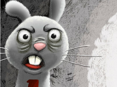 Squetch bunny character fan art fanart illustration rabbit