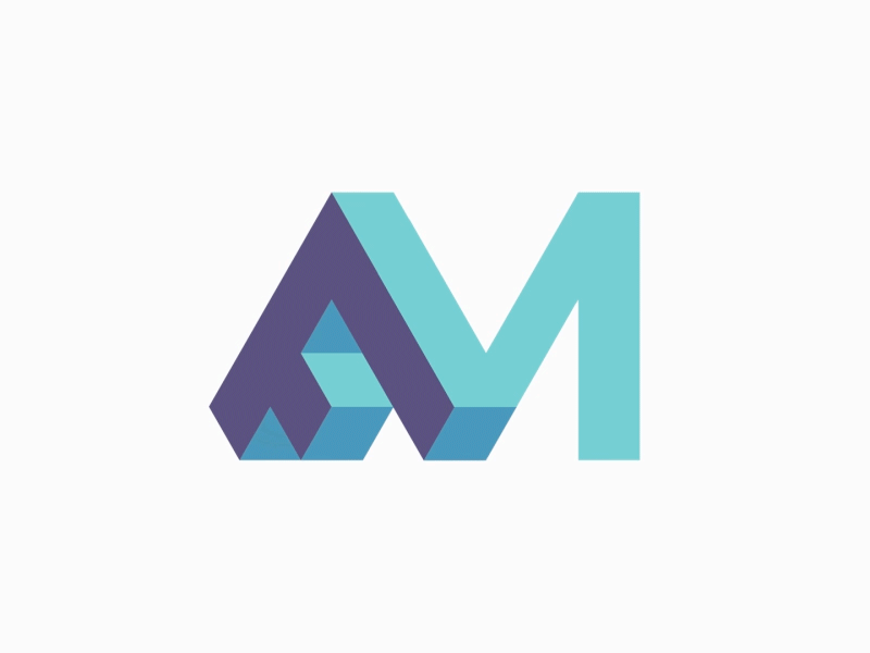 Letter mf logo design vector • wall stickers initial, finance, style |  myloview.com