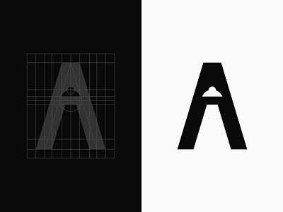 Alien Logo Design 2d brand brand identity branding concept construction design grid identity inspiration logo typography vector