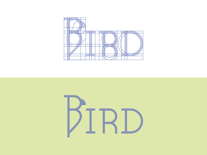Bird Logo Construction typography logo letter b inspiration identity design concept branding bird logo bird b