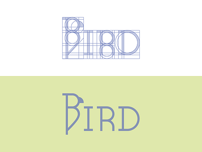 Bird Logo Construction