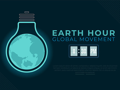 Earth Hour Background Page awareness background campaign day designs earth earth day hour illustration page web
