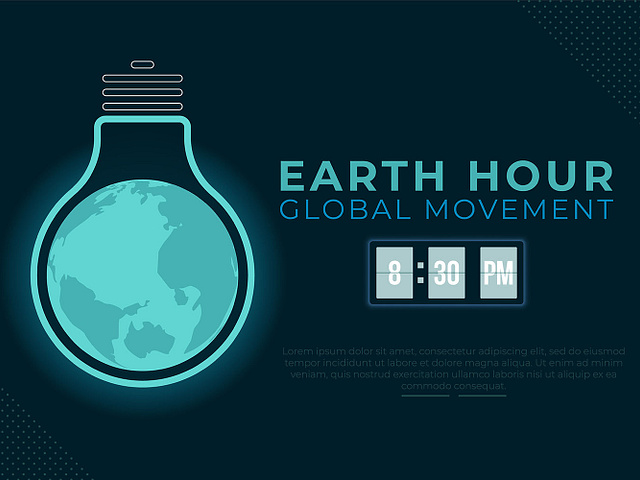 Earth Hour Background Page by Nearzoo on Dribbble