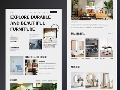 Furniture Landing Page