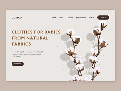 Cotton app cotton design illustration illustrator shop ui ux