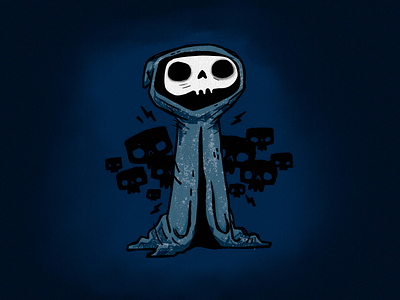 Happy Halloween ghost halloween illustration illustrator skull spooky
