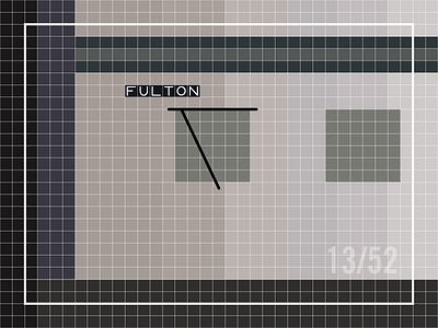 13/52 2017 brooklyn fulton grid illustration manhattan mta nyc