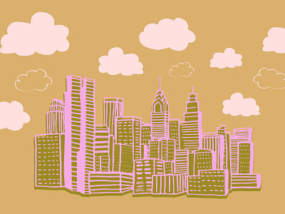 Skyline Illustration design icon illustration vector