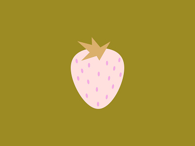 Strawberry Icon branding design icon illustration logo vector