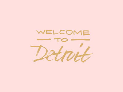 Detroit Lettering - Logo