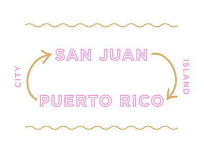 San Juan Puerto Rico - Boricua - Island Lettering app boricua caribbean design island latino logo puertorican puertorico san juan typesetting typography ux vector