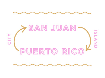 San Juan Puerto Rico - Boricua - Island Lettering app boricua caribbean design island latino logo puertorican puertorico san juan typesetting typography ux vector