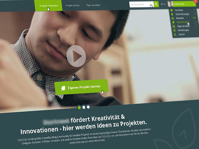 New design for biggest german crowdfunding platform