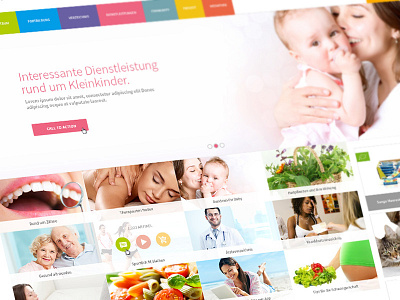 Started redesign for germanys most famous health care portal. app art artwork design landingpage screendesign visuals web webdesign website work