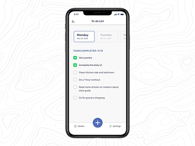 Todo List 100daysofui app app design app ui dailyui design ios mobile mobile app mobile app design mobile design mobile ui productdesign todoist ui ux