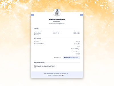 Invoice Design 100daysofui dailyui design invoice invoice design productdesign ui ux