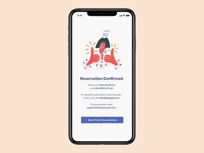 Confirmation UI 100daysofui app app design app ui dailyui design ios mobile mobile app mobile app design mobile design mobile ui productdesign reservation reservation confirmed ui ux