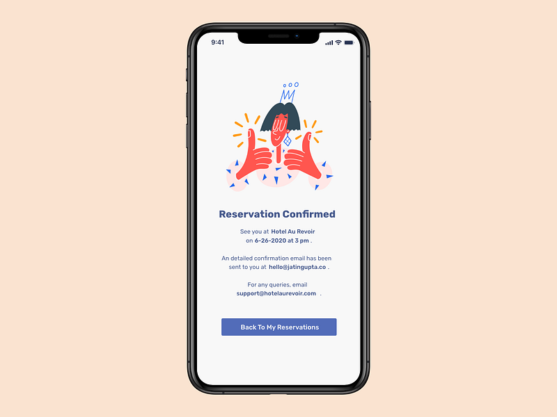 Reservation Confirmed designs, themes, templates and downloadable ...