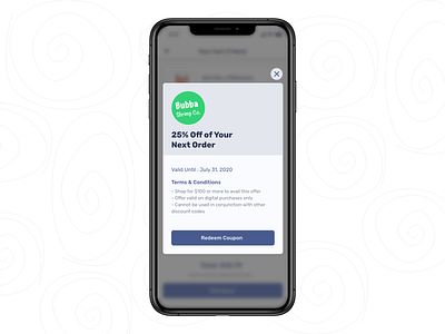 Redeem Coupon UI 100daysofui app app design app ui dailyui design ios mobile mobile app mobile app design mobile design mobile ui productdesign ui ux