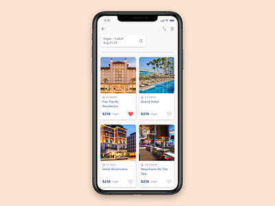Hotel Booking UI 100daysofui app app design app ui dailyui design hotel booking ios mobile mobile app mobile app design mobile design mobile ui productdesign ui ux
