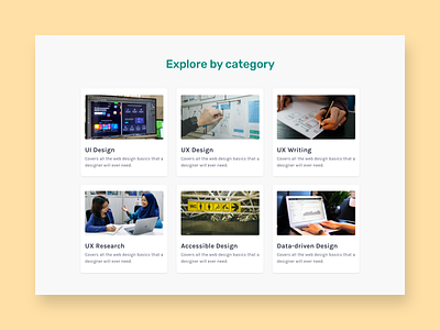 Categories UI 100daysofui categories dailyui design productdesign ui ux uxdesign web design