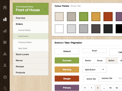 Admin UI / Colour scheme newism admin app