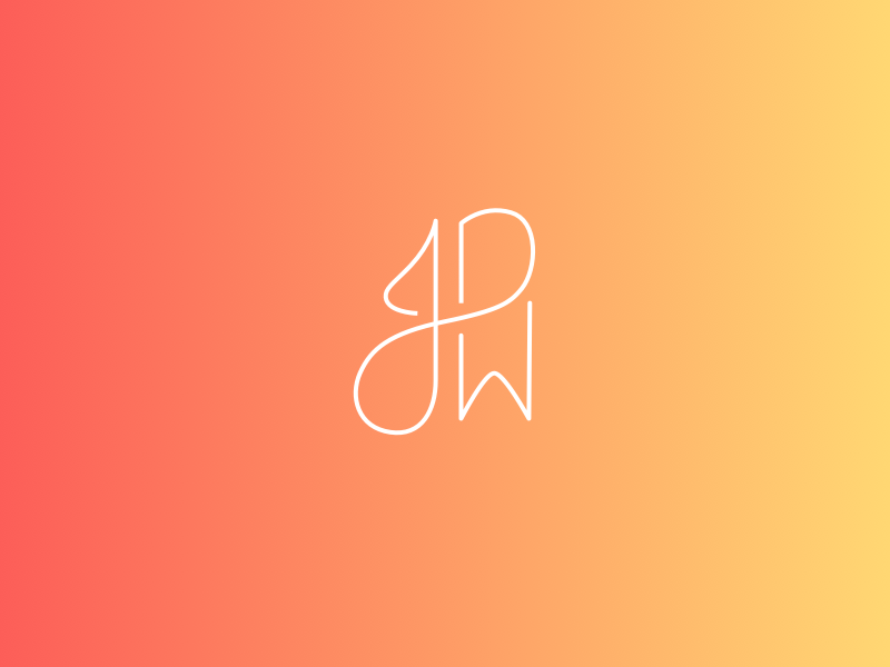 JDW - Colors colors color scheme branding monogram personal jdw j d w logotype