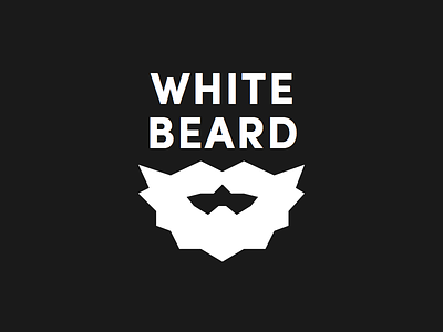 White Beard Final beard beards branding logo mechanical symbol