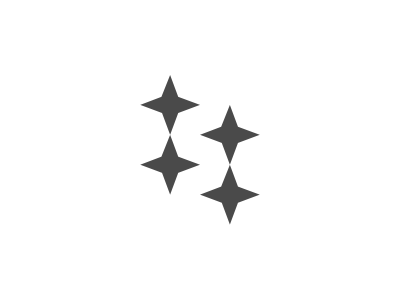 StarS logo negative space s white space