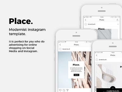 Place.me ~ 30 instagram template