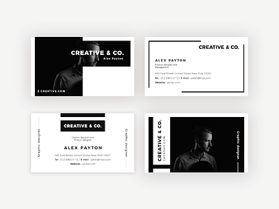 Professional look Business Card Design brand branding business card logo minimal space template