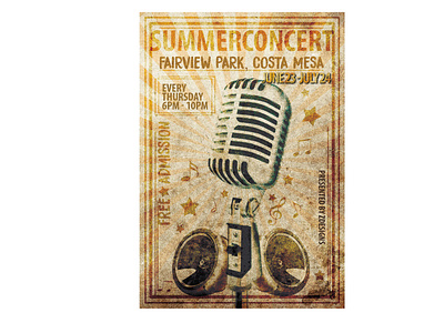 Concert Flyer 8.5 x 11 inches design flyer flyer artwork flyer design flyer template