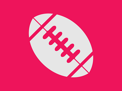sports ball clean design football icon illustration pink sports