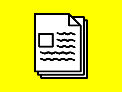 documents documents icon illustration vector yellow