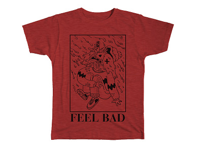 Feel Bad Tee feel bad illustration submission t shirt tee threadless