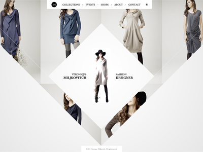 Véronique Miljkovitch fashion moinzek montreal webdesign