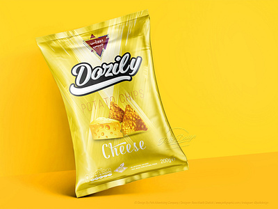 Dozily Potato Chips branding design packaging typography