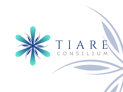 Tiare Consilium branding capital concept design finance fintech logo luxury minimalist teal turquoise
