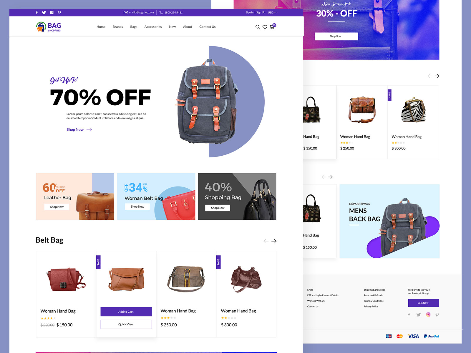 Dribbble E Commerce By Sathish Babu