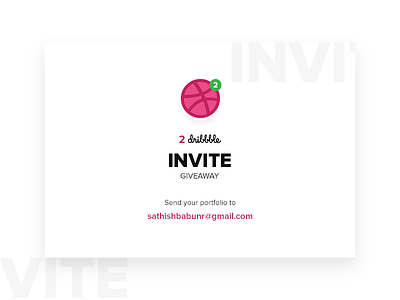 Dribbble Invitation