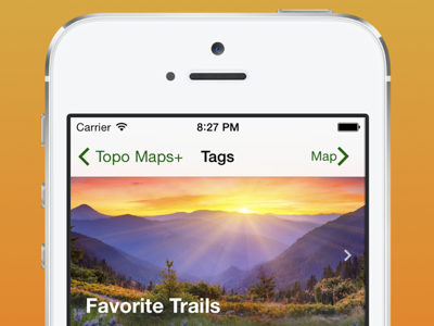 Topo Maps+ Tags ios iphone maps tag topo