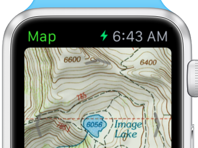 Topo Maps+ for Apple Watch apple watch topo maps