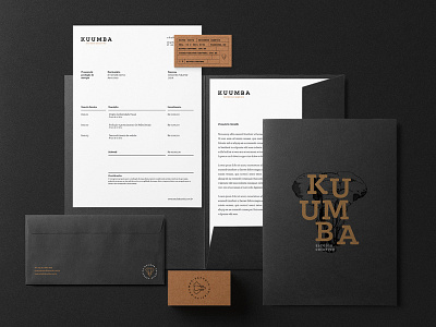 Estudio Kuumba - Stationery branding golden ratio grid logo identidade visual identity design logo stationary