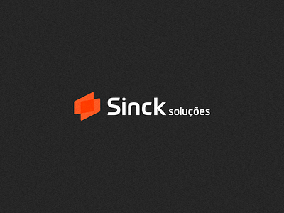 Logotipo - Sinck Soluções branding design estudiokuumba golden ratio grid grid logo identidade visual identity design logo logotype logotypedesign stationary typography